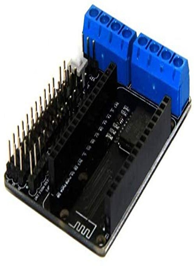 REES52 Esp8266 Wifi NodeMCU Motor Shield Board L293D ESP-12E from ESP8266 esp 12E kit diy rc toy wifi rc smart car remote control CP2102 Module ESP-12E motor drive expansion board for Arduino - Image 2